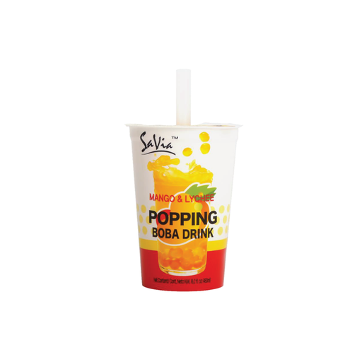 [019] Bebida de frutas Savia Popping Boba Mango Lychee